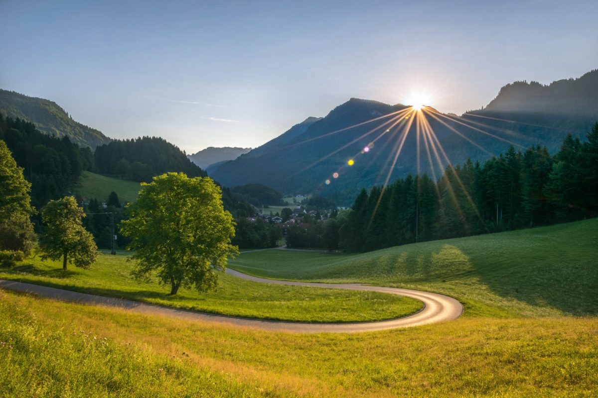 Mountain Retreat Center im Chiemgau mit Bergpanorama