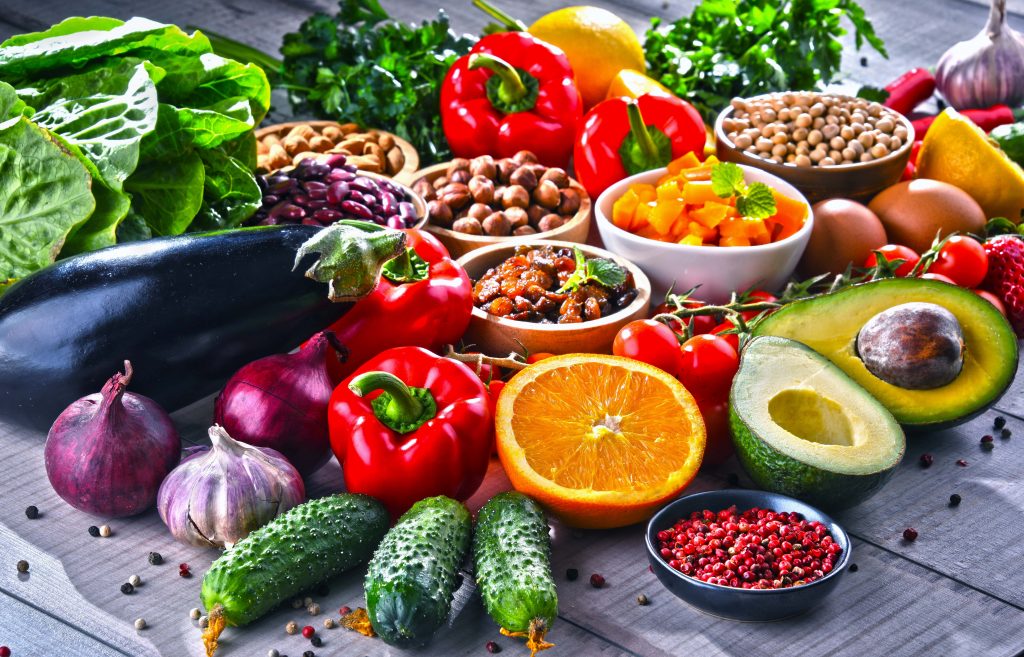Bild von Obst und Gemüse